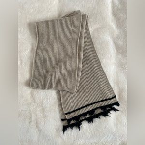 Zadig & Voltaire wool and yak knit scarf